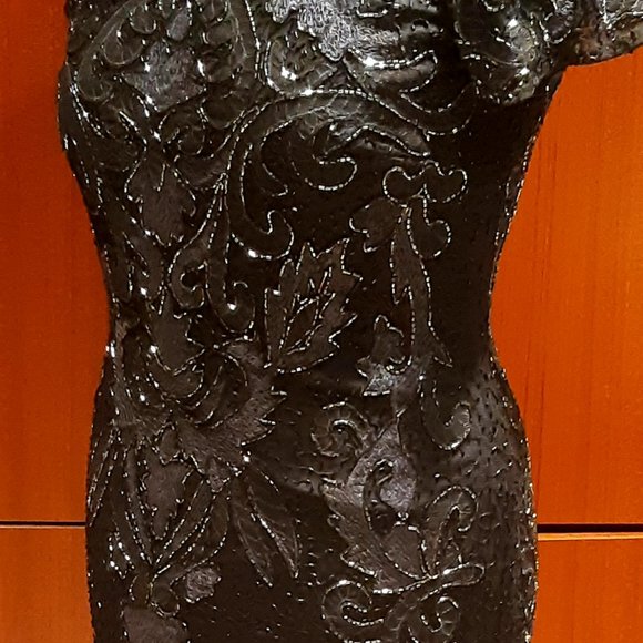 Gorgeous beaded gown, elegant yet contemporary, perfect for MOB, wedding, etc. - Picture 10 of 16